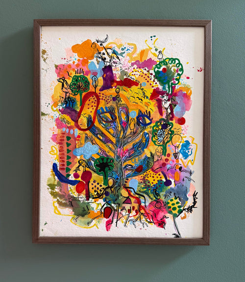 Fly Away with the Birds - Original Signed Painting