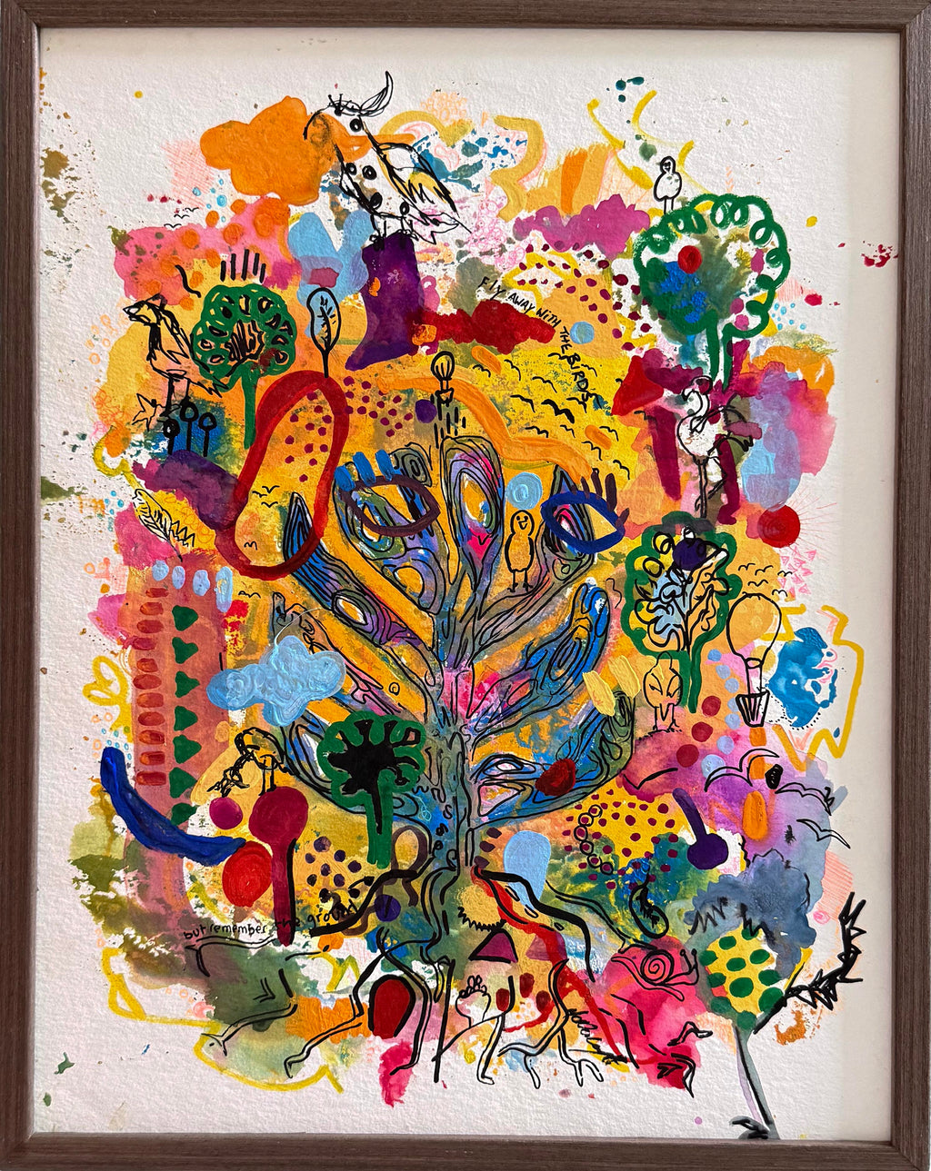 Fly Away with the Birds - Original Signed Painting