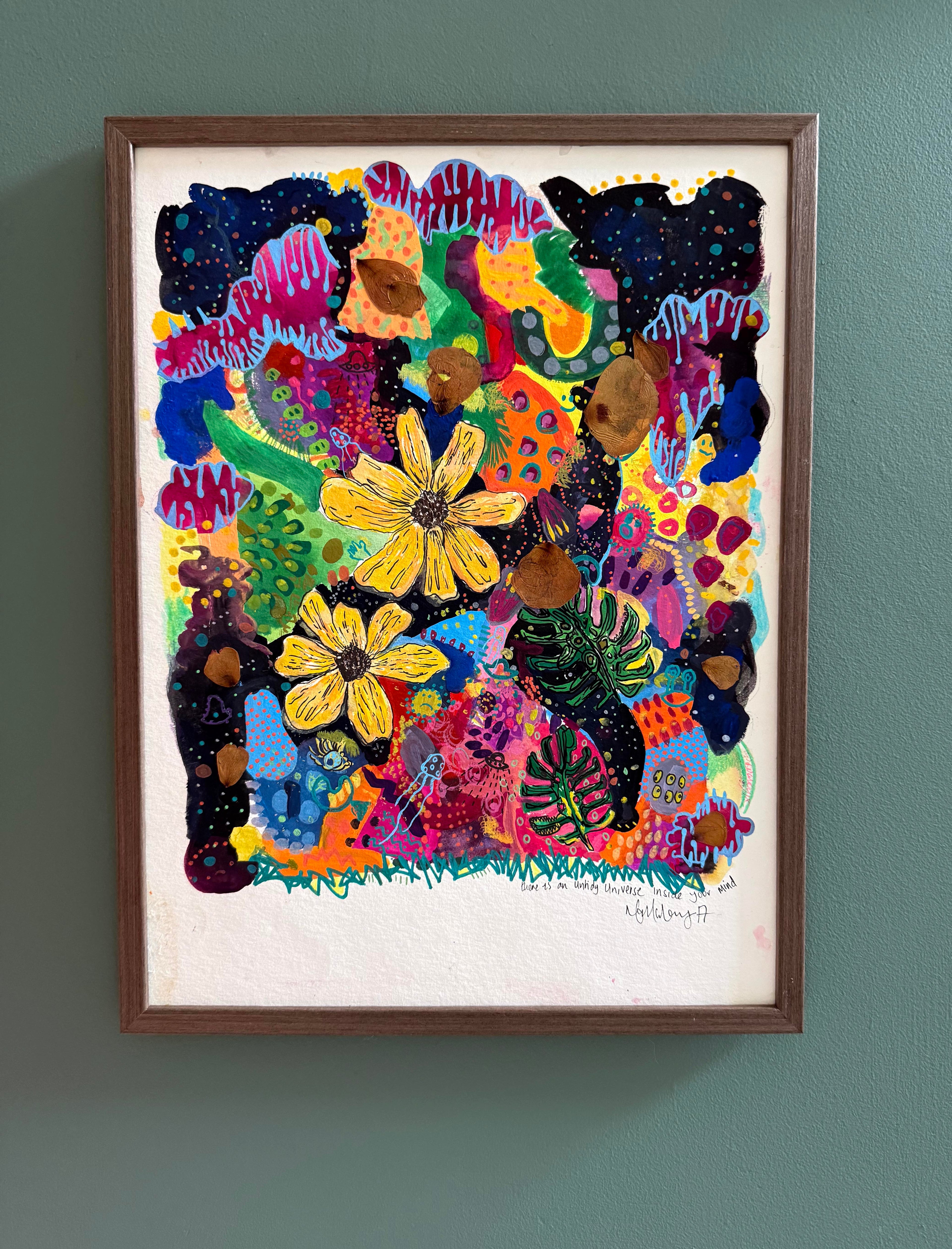 There's an Untidy Universe Inside your Mind - Original Signed Painting